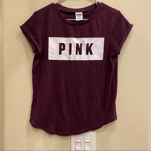 PINK maroon tshirt